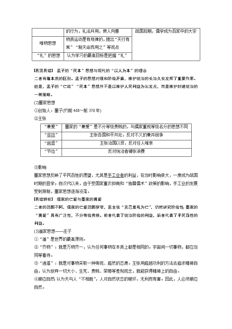2020版高考历史新增分大一轮新高考（鲁京津琼）讲义：第十二单元古代中国的思想、科技与文化第31讲第3页