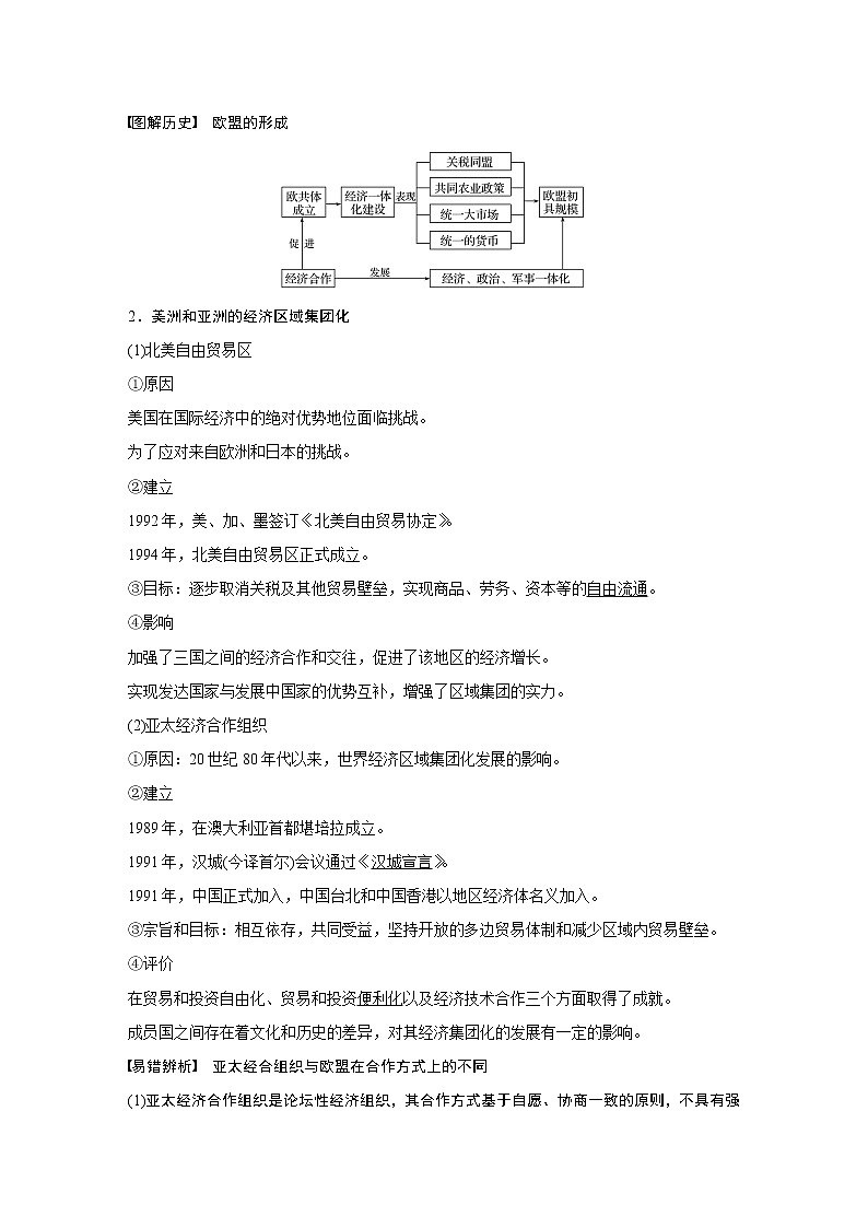 2020版高考历史新增分大一轮新高考（鲁京津琼）讲义：第十一单元当今世界经济的全球化趋势第30讲第2页