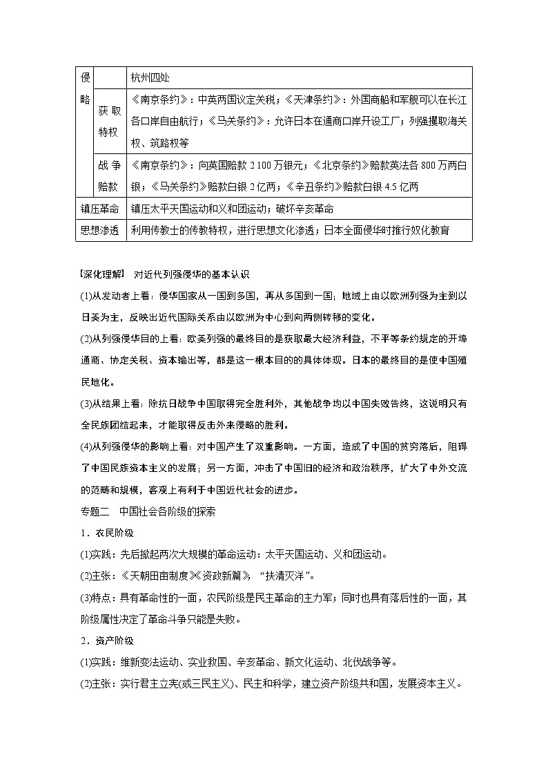 2020版高考历史新增分大一轮岳麓版讲义：第三单元内忧外患与中华民族的奋起单元综合提升第2页