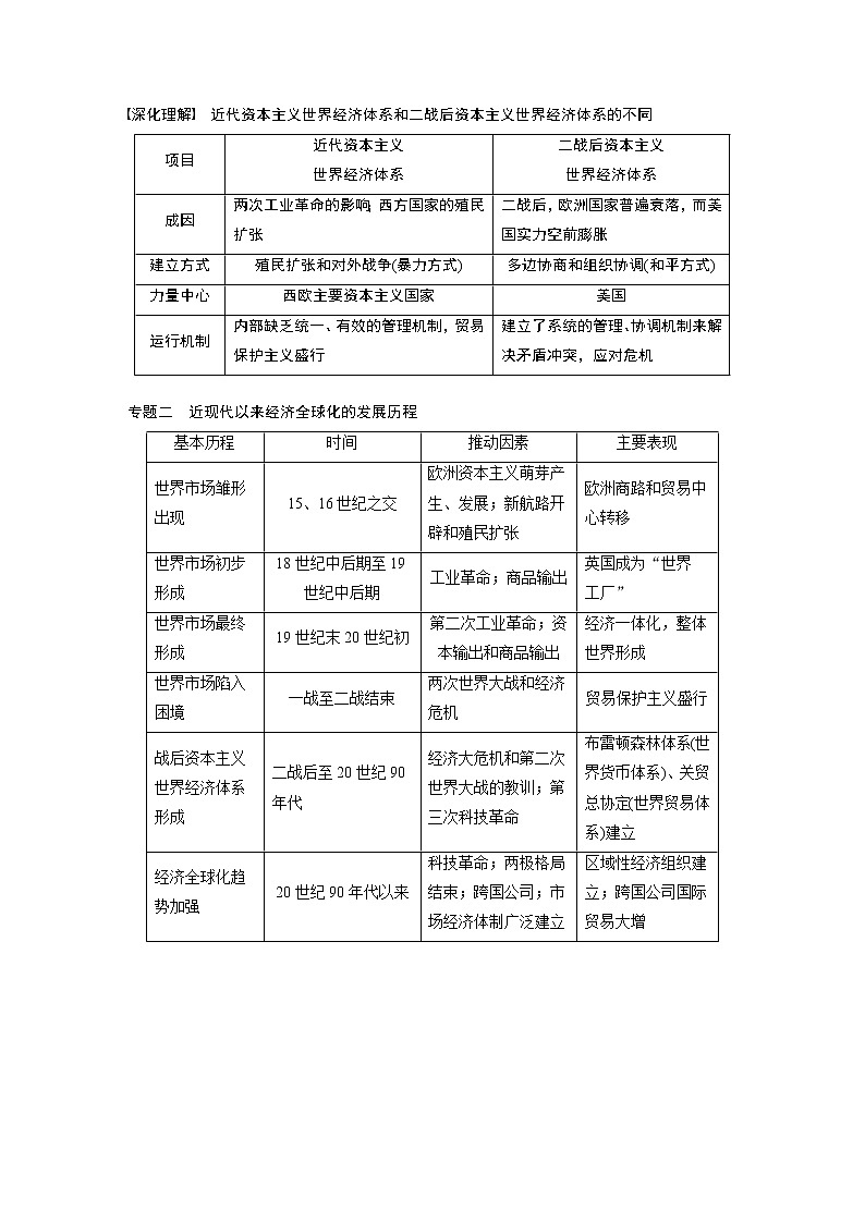 2020版高考历史新增分大一轮岳麓版讲义：第十一单元经济全球化的趋势单元综合提升第2页