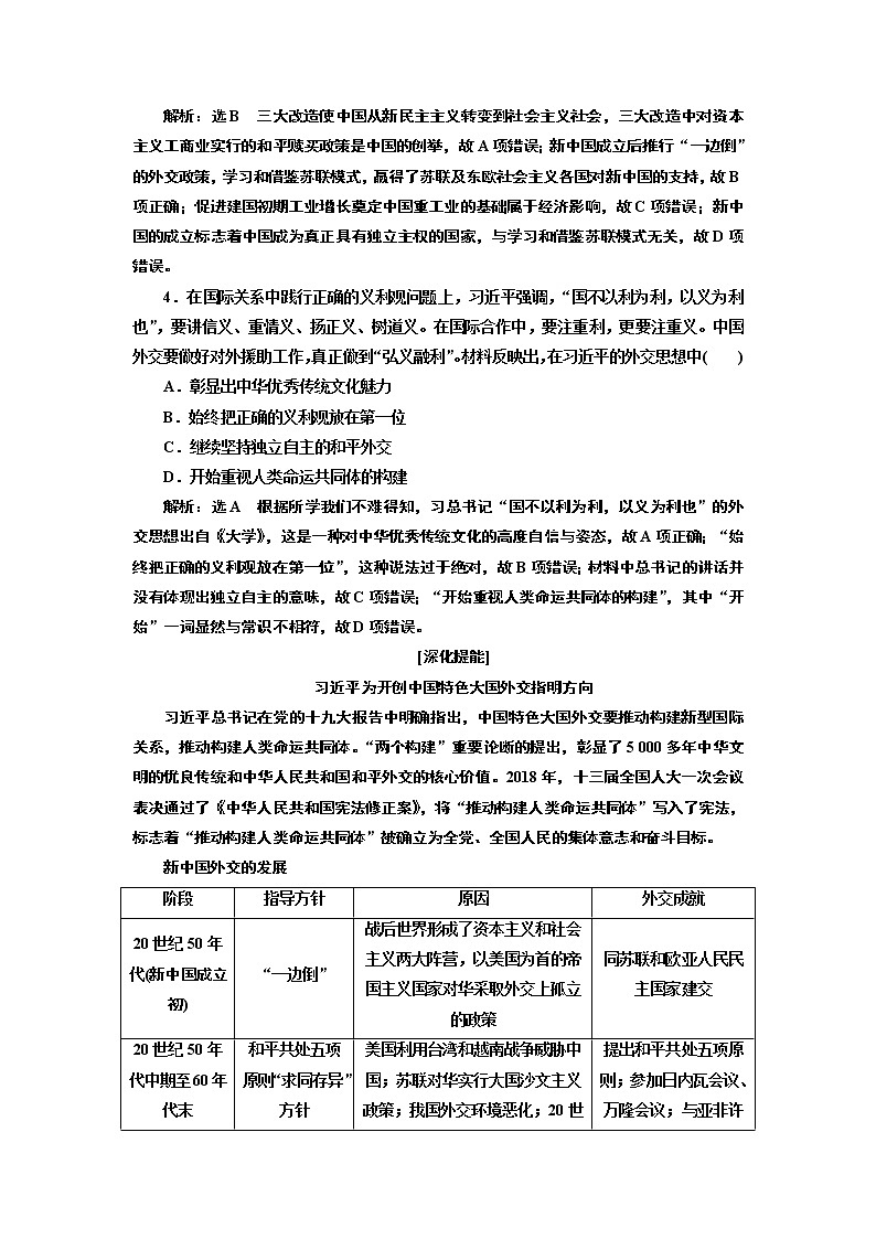 2020版高考一轮复习历史新课改省份专用讲义：第四单元单元末—查漏补缺提能增分02