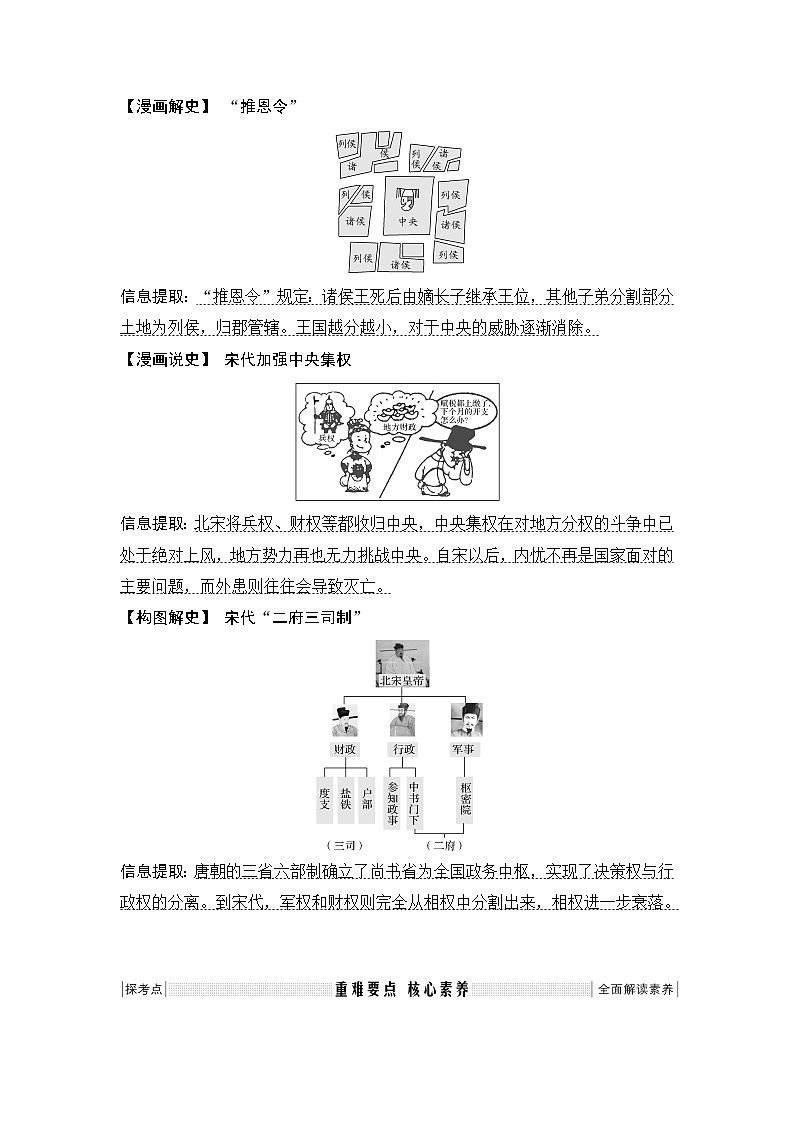 2020版高考历史新设计大一轮人教版讲义：第一单元古代中国的政治制度第2讲03