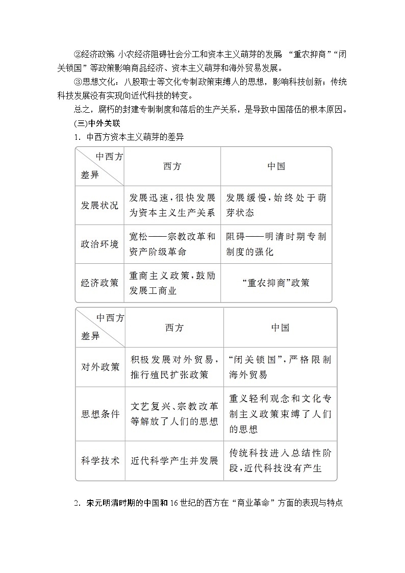 2021届高考历史人教版一轮创新学案与作业：第六单元　古代中国经济的基本结构与特点　备考提能03