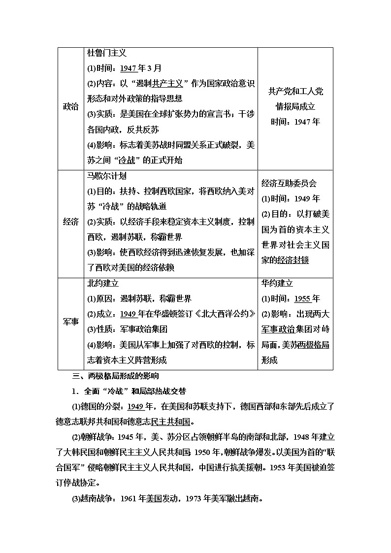 2021高三历史人教版一轮教师用书：第5单元第12讲　当今世界政治格局的多极化趋势第2页