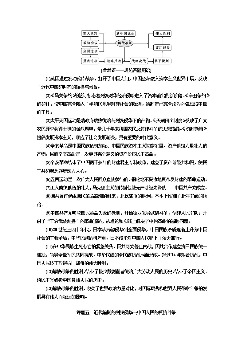 2020版一轮复习历史专题复习模式人民版学案：专题二课题五　近代前期的列强侵华与中国人民的反抗斗争02