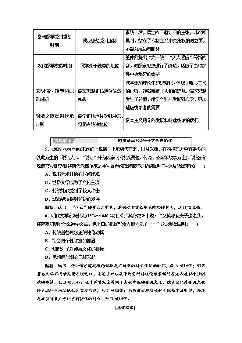 2020高考历史新一线大一轮专题复习模式岳麓版讲义：第十二单元单元末—查漏补缺提能增分03