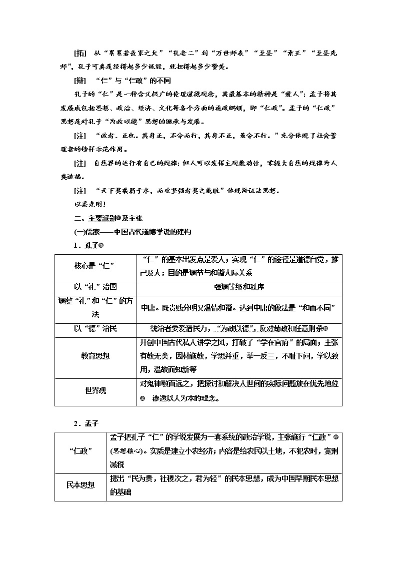 2020高考历史新一线大一轮专题复习模式岳麓版讲义：第十二单元课题三十二　春秋战国时期的“百家争鸣”第3页