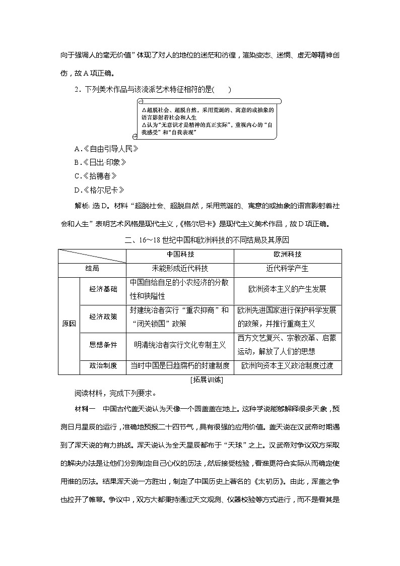 2021版江苏高考选考人民版历史（专题史）一轮复习讲义：专题优化提升（十五）02