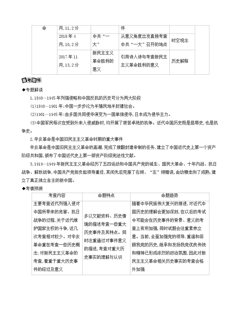 2021版历史提能大一轮复习浙江专用讲义：第3讲　近代中国维护国家主权的斗争02