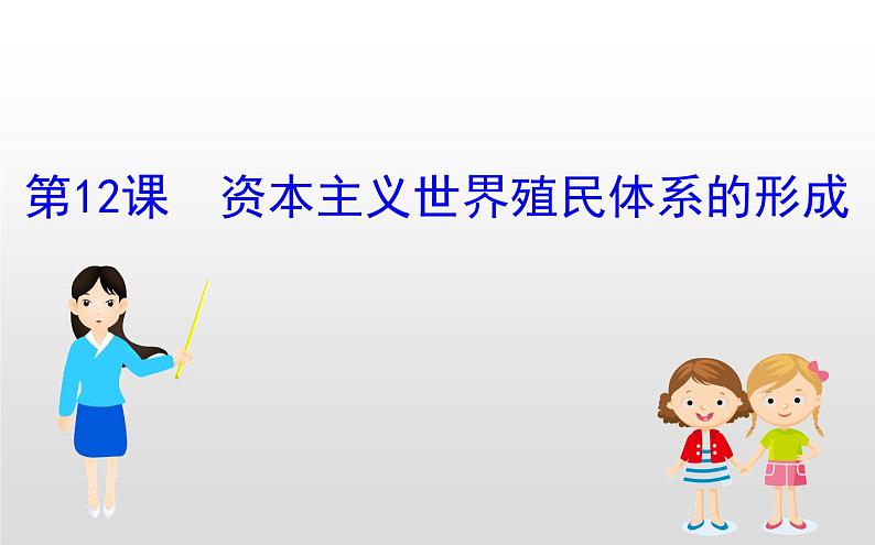 （新教材）统编版高中历史必修下册课件：6.12资本主义世界殖民体系的形成01