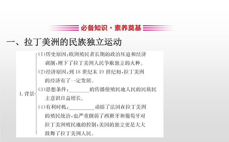 （新教材）统编版高中历史必修下册课件：6.13亚非拉民族独立运动03