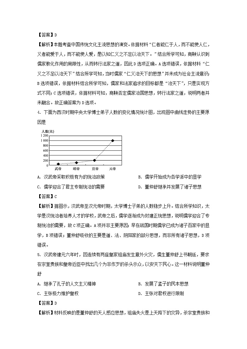 【历史】广西百色市田阳高中2020-2021学年高二9月月考试题（解析版）第2页