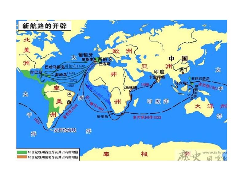 2019-2020学年新教材部编版必修中外历史纲要下 第7课 全球联系的初步建立与世界格局的演变 课件（30张）03