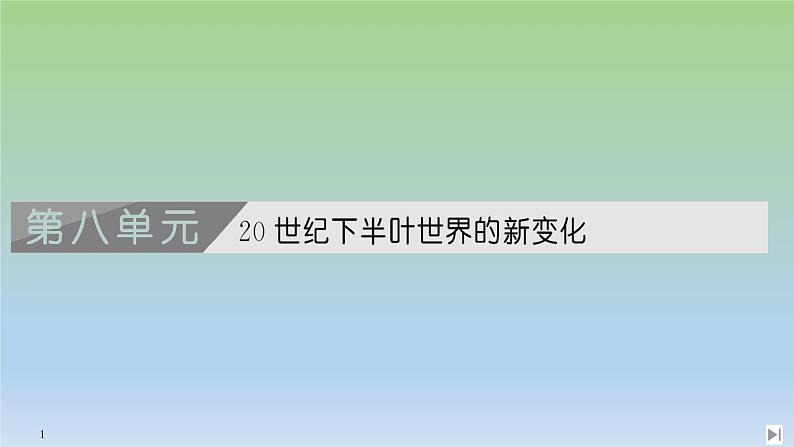 2019-2020学年部编版必修下册：第18课 冷战与国际格局的演变 【课件】（39张）01