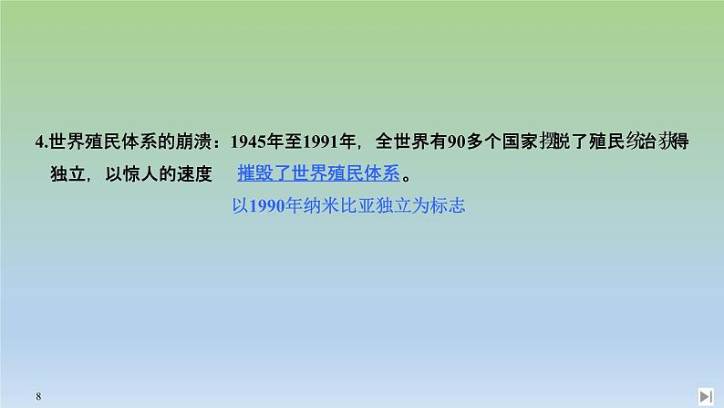 2019-2020学年部编版必修下册：第21课 世界殖民体系的瓦解与新兴国家的发展 【课件】（42张）08