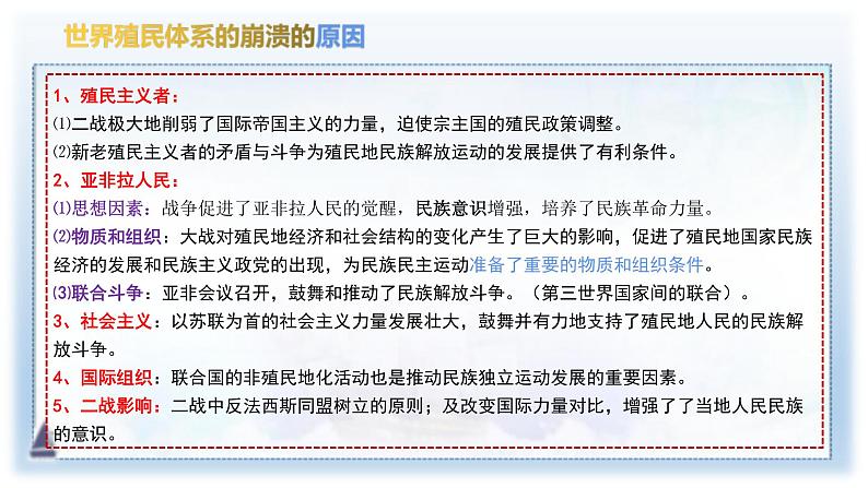 2019-2020学年部编版必修下册：第21课 世界殖民体系的瓦解与新兴国家的发展（课件）（39张）08