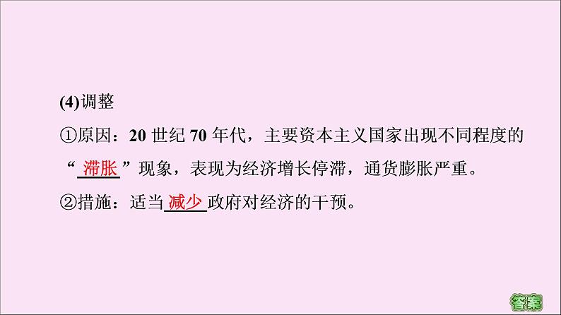 2019-2020学年高中历史人教版必修《中外历史纲要》下册第8单元20世纪下半叶世界的新变化第19课资本主义国家的新变化 课件05