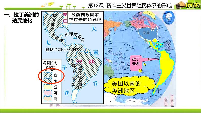 2019-2020学年历史新教材部编版必修中外历史纲要下 第12课资本主义世界殖民体系的形成 课件（20张）第3页