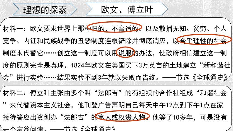 2019-2020学年历史新教材部编版必修中外历史纲要下 第11课 马克思主义的诞生与传播 课件（17张）06