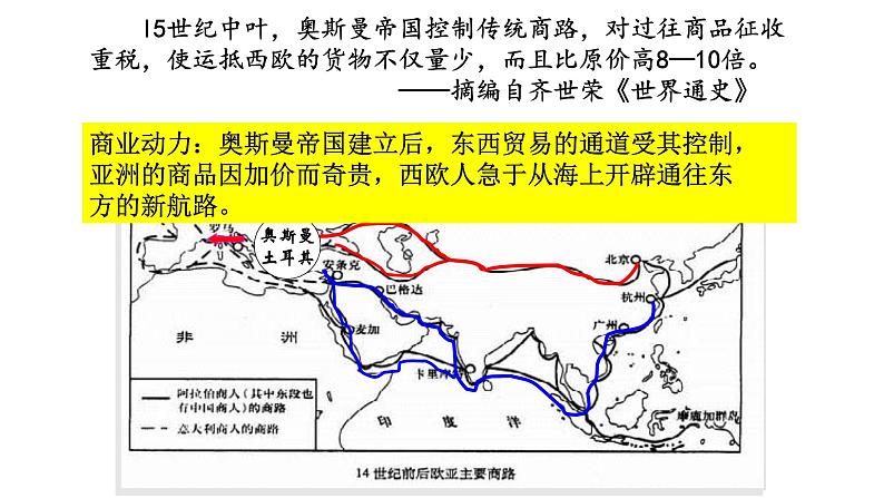 2019-2020学年新教材部编版必修中外历史纲要下 第6课全球航路的开辟 课件（36张）08