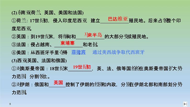 2019-2020学年部编版必修下册：第12课 资本主义世界殖民体系的形成 【课件】（42张）第8页