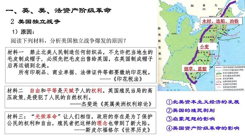 2019-2020学年部编版必修下册：第9课 资产阶级革命与资本主义制度的确立【课件】（33张）07