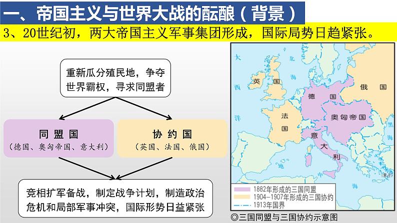 2019-2020学年部编版必修下册：第14课 第一次世界大战与战后国际秩序【课件】（37张）第8页