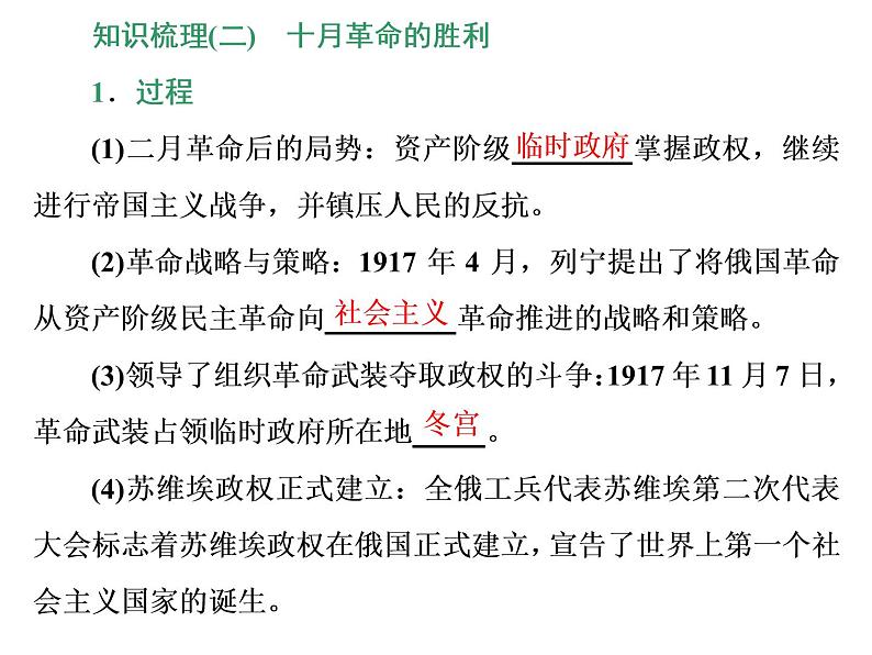 2019-2020学年部编版必修下册：第15课  十月革命的胜利与苏联的社会主义实践（课件）（37张）06