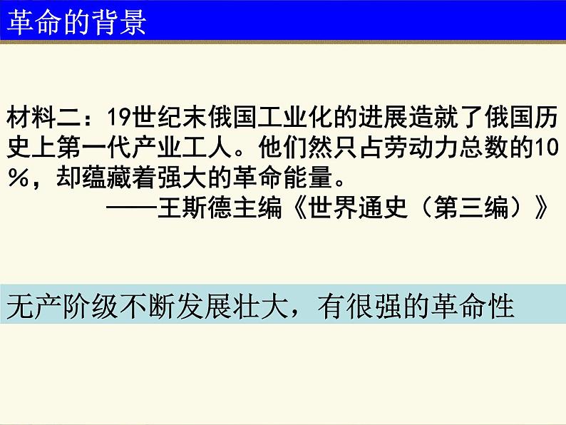 2019-2020学年部编版必修下册：第15课 十月革命的胜利与苏联的社会主义实践【课件】（33张）05