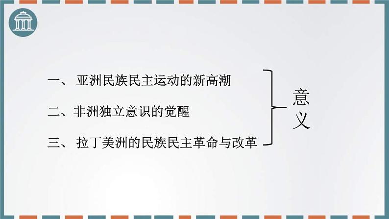 2019-2020学年部编版必修下册：第16课 亚非拉民族民主运动的高涨【课件】（32张）第3页