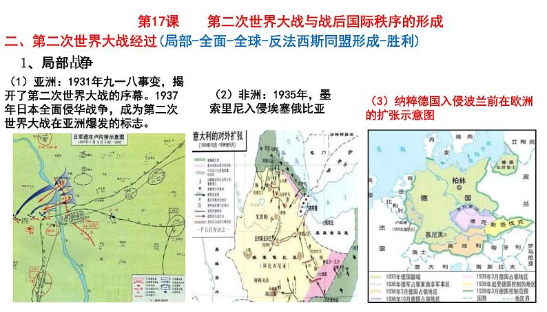 2019-2020学年部编版必修下册：第17课 第二次世界大战与战后国际秩序的形成（课件）（20张）第8页