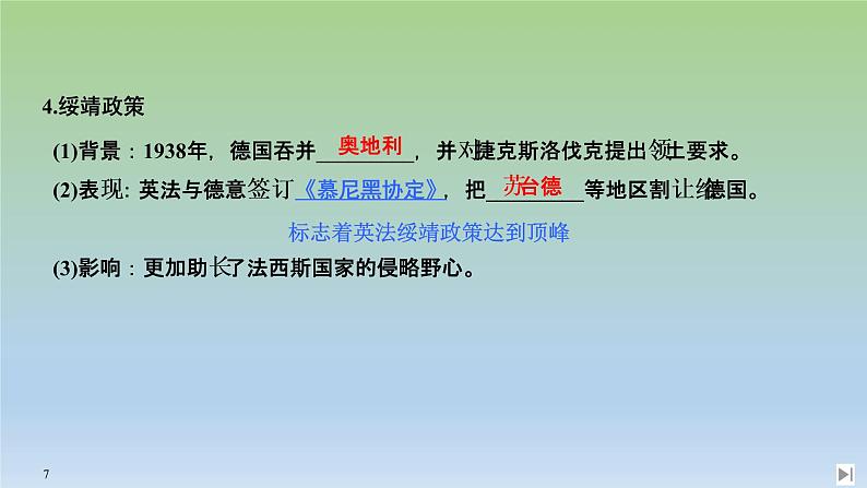 2019-2020学年部编版必修下册：第17课 第二次世界大战与战后国际秩序的形成 【课件】（47张）07