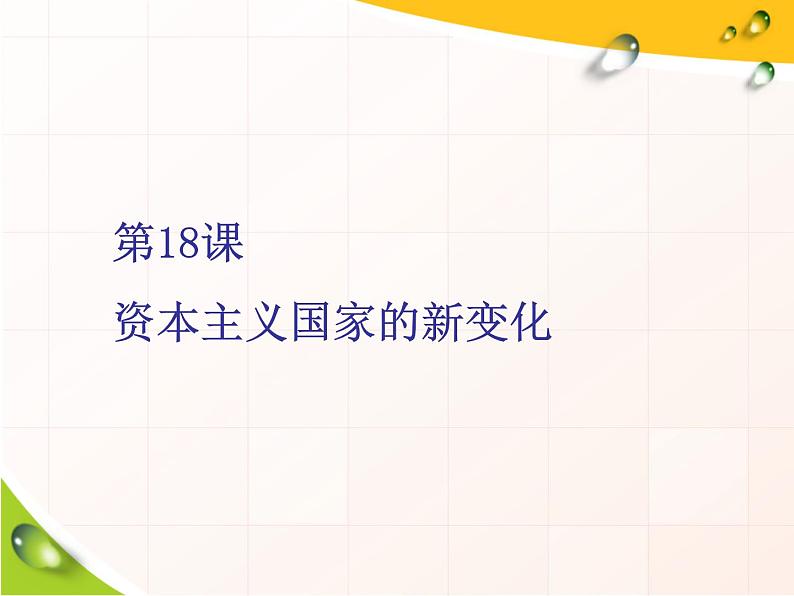 2019-2020学年部编版必修下册：第18课  资本主义国家的新变化（课件）（43张）第2页