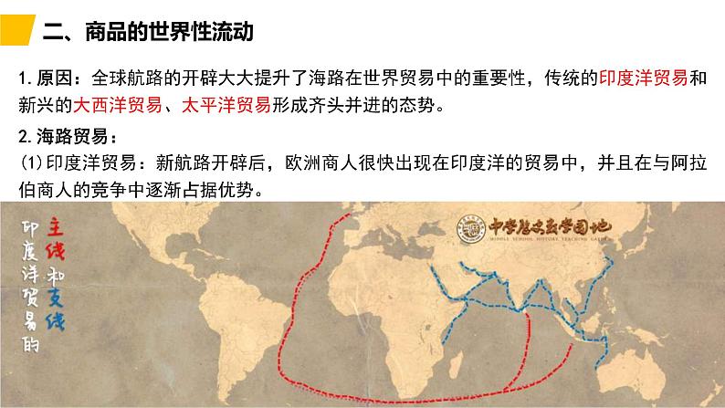 2019-2020学年部编版必修下册：第7课 全球联系的初步建立与世界格局的演变【课件】（22张）第8页