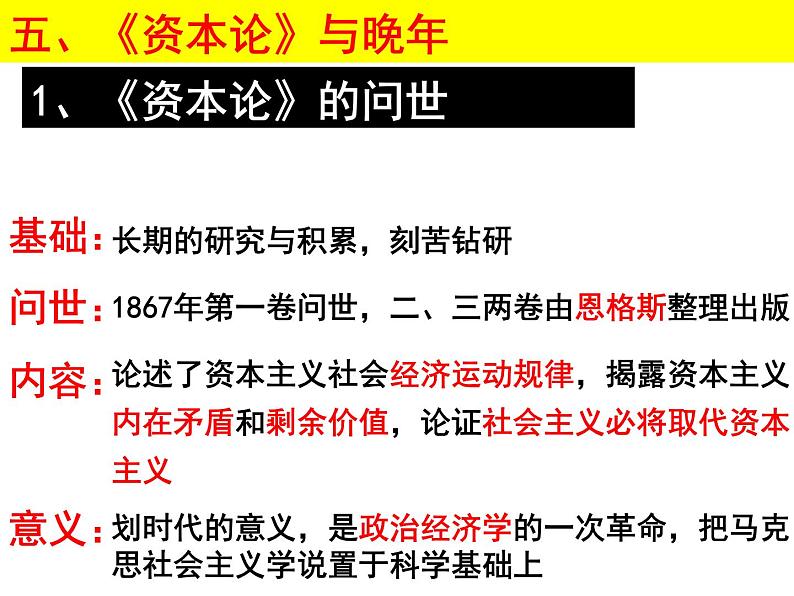 2019-2020学年部编版必修下册：第11课 马克思主义的诞生与传播【课件】（21张）06