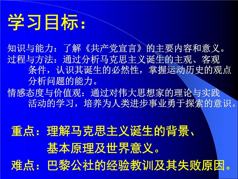 2019-2020学年部编版必修下册：第11课 马克思主义的诞生与传播【课件】（38张）03