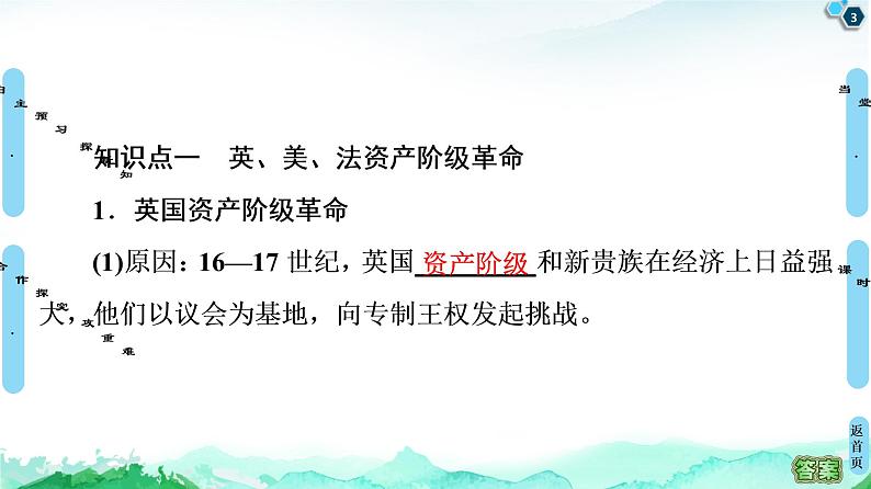 2019-2020学年部编版必修下册：  第9课　资产阶级革命与资本主义制度的确立 （课件）（59张）03