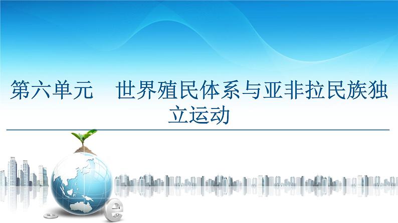 2019-2020学年部编版必修下册：  第12课　资本主义世界殖民体系的形成 （课件）（53张）第1页