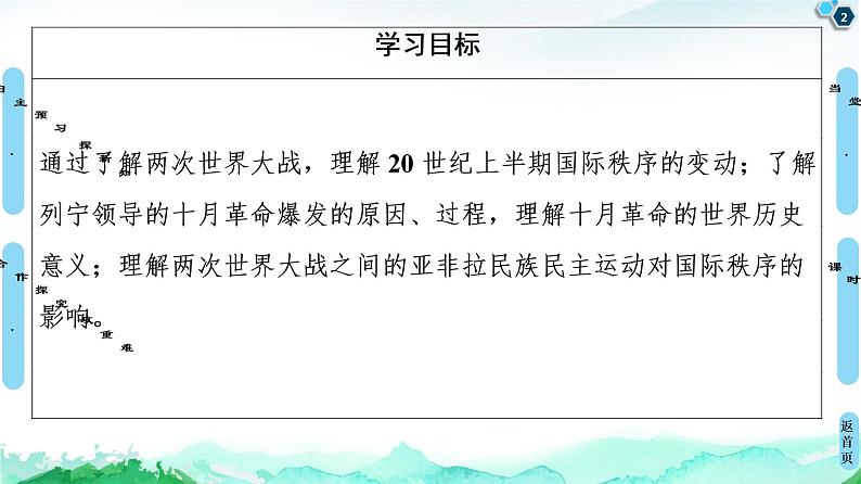 2019-2020学年部编版必修下册：  第14课　第一次世界大战与战后国际秩序 （课件）（48张）第2页