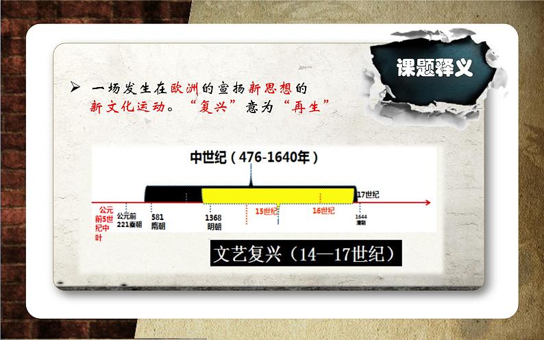 2019-2020学年部编版必修《中外历史刚要》下 第8课 欧洲的思想解放运动 课件（24张）第3页