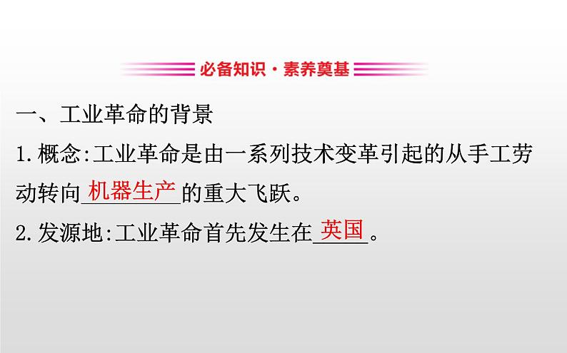 2019-2020学年部编版必修下册： 第10课 影响世界的工业革命 （课件）（23张）第3页