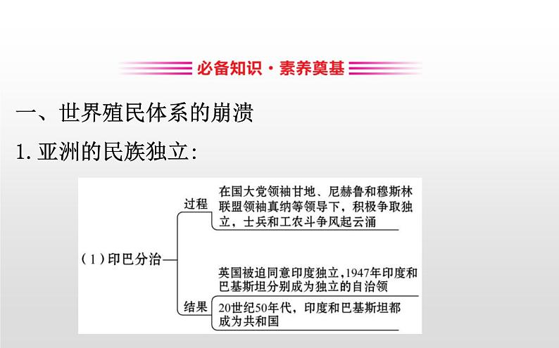 2019-2020学年部编版必修下册： 第21课 世界殖民体系的瓦解与新兴国家的发展 （课件）（21张）03