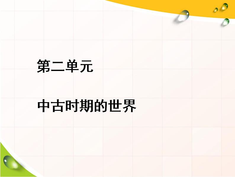 2019-2020学年部编版必修下册：第3课  中古时期的欧洲（课件）（42张）第1页