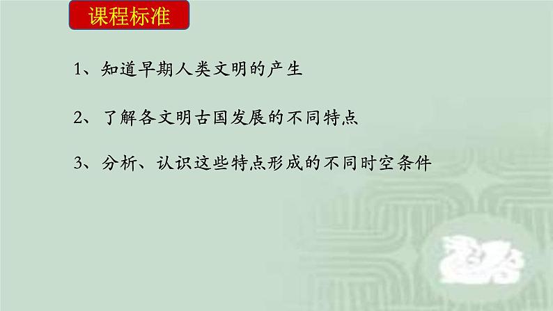 2019-2020学年部编版必修下册：第1课 文明的产生与早期发展【课件】（37张）第3页