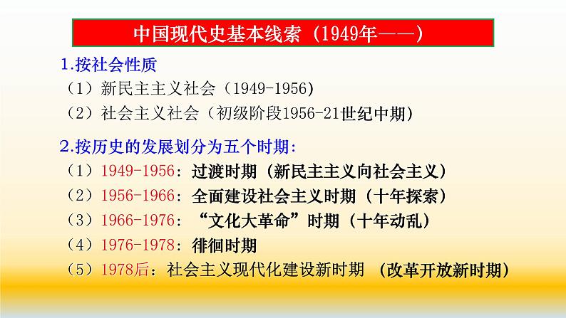 专题06 现代中国的政治建设与祖国统一-2021届高考历史一轮复习课件(人教版)02