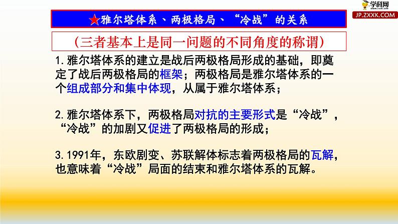 专题08 当今世界政治格局的多极化趋势-2021届高考历史一轮复习课件(人教版)03