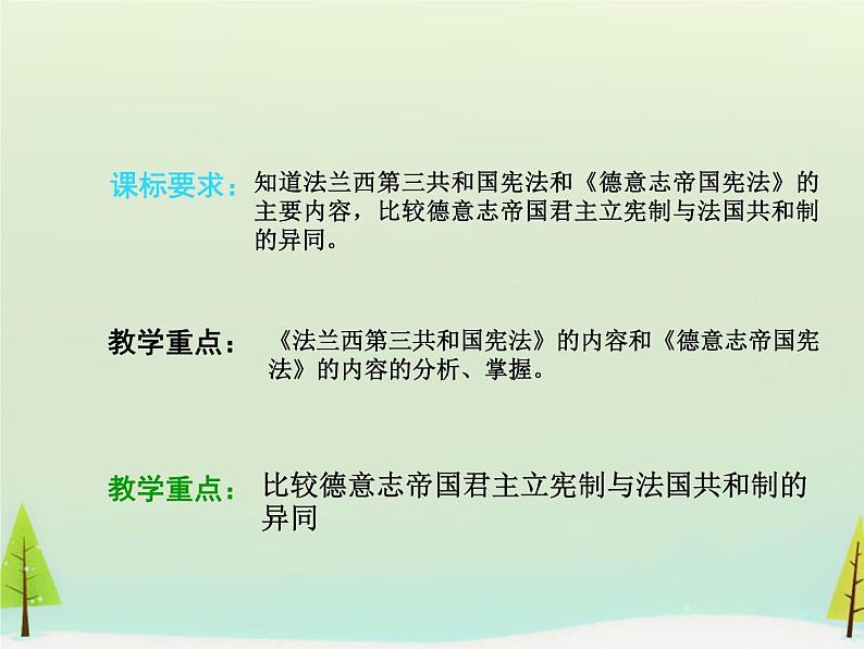 高中历史 第9课 资本主义政治制度在欧洲大陆的扩展课件1 新人教版必修102