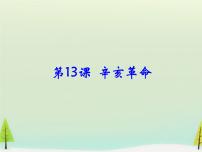 高中历史人教版 (新课标)必修1 政治史第四单元 近代中国反侵略、求民主的潮流第13课 辛亥革命授课课件ppt