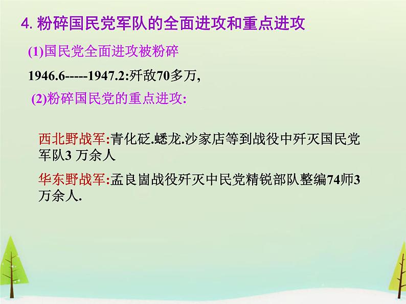 高中历史 第17课 解放战争课件2 新人教版必修1第6页