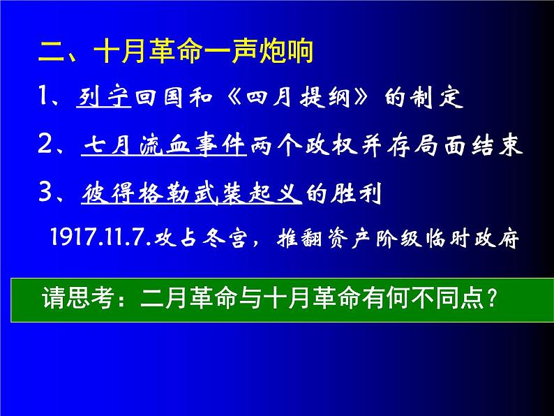 必修1课件：第19课 俄国十月革命的胜利（新人教版）第6页